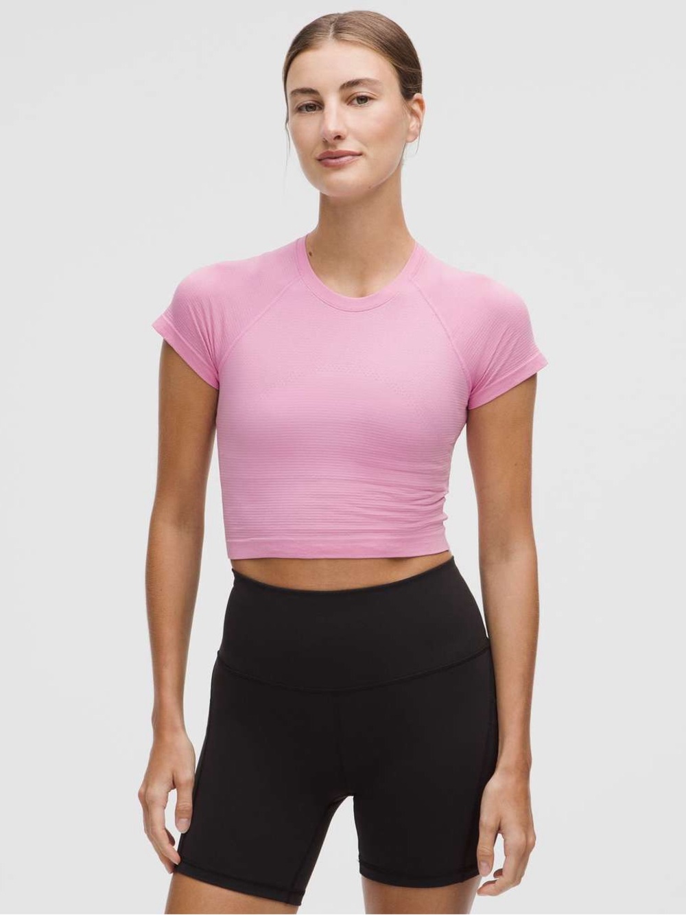 Lululemon Swiftly Tech Cropped Short Sleeve 2.0